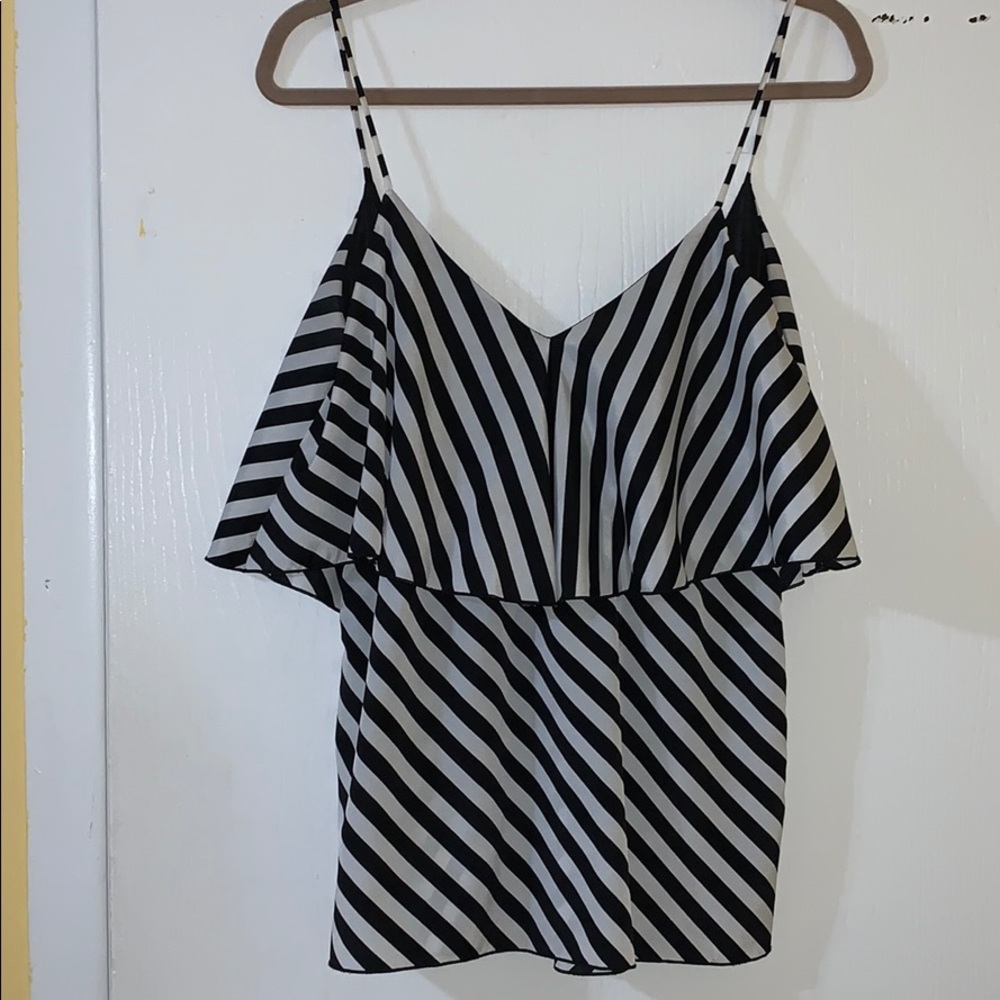 Flowy stripe tank